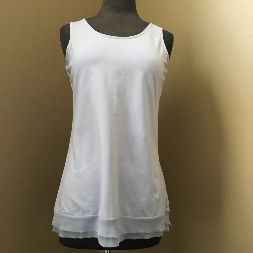 Sleeveless top.